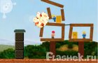 Играть в игру Разрушение деревни